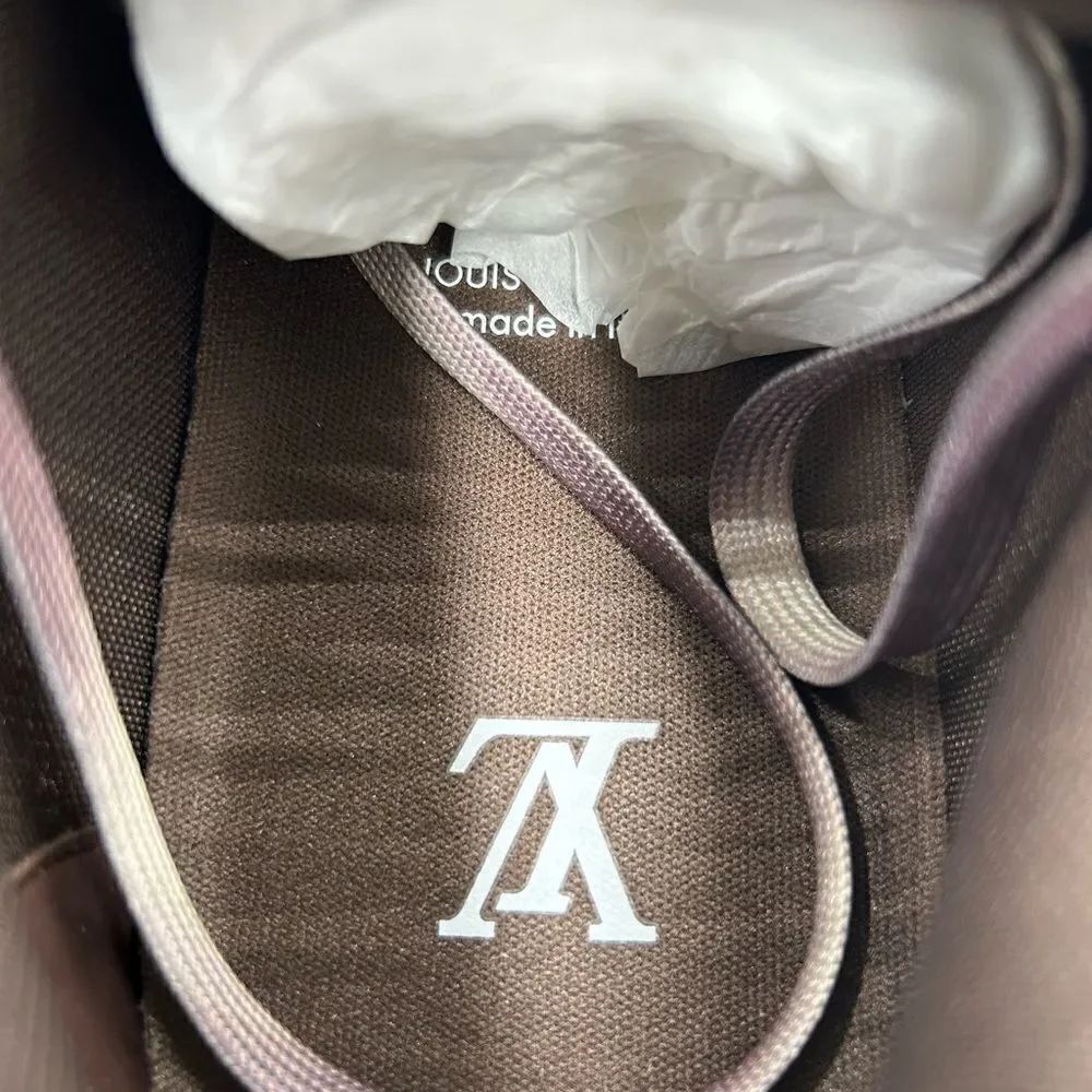 Men’s Louis Vuitton trainer sneakers mocha crocodile print size 11 fits US 12 - Picture 10 of 11